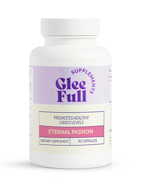 Eternal Passion supplement bottle on a white background