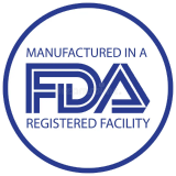 Manufactured in an FDA Registered Facility
